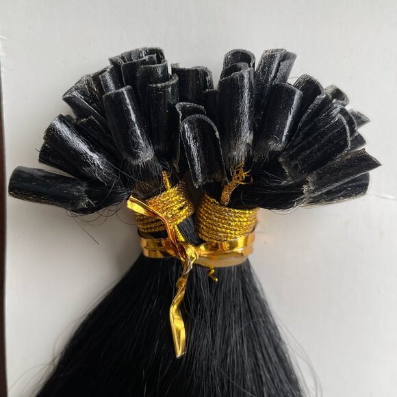 U Tip Hair Extensions (Black) - Picture 1 of 4